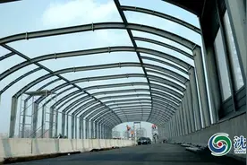 沈阳南北快速路高架桥工程9月底通车图片