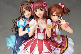 《偶像大师》10th纪念手办 1/8比例妹子手比心好可爱图片