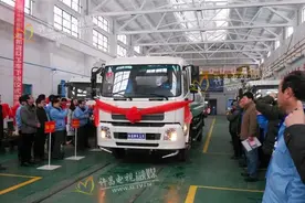 森源重工濮阳生产基地首批新能源环卫车成功下线图片