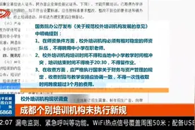 校外培训机构外聘在校教教师仍存在，整顿规制需要时间视频封面