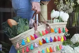 DIY-街头流行七彩流苏编织包制作教程图片