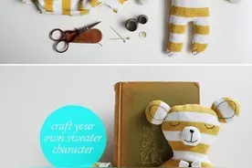 旧T恤制作小熊布偶手工布艺diy教程图片