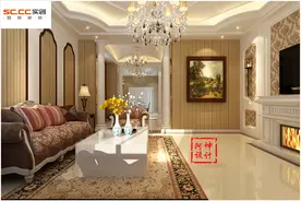 四根罗马柱让装修更有味道，世贸玲珑台240㎡图片