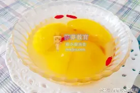 健康零食-自制黄桃罐头图片