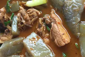 营养众多又美味却难做“魔芋烧鸭”，如何用简单的方式一举三的图片