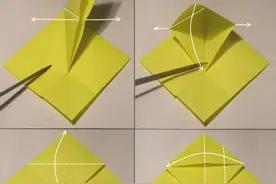 简单可爱的小猫咪手工折纸图片