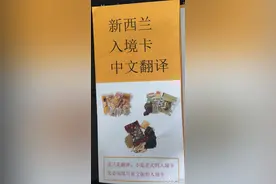 新西兰翻译后的中文版的入境卡 很实用的哦~图片