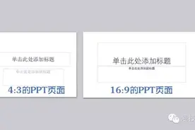 你需要懂得PPT课件的页面尺寸图片