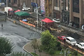 长春居民区马路上饲养数百只羊，咩咩虽可爱，但影响交通和空气图片