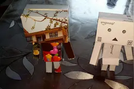 只需一张A4纸，教你做个纸盒人。图片