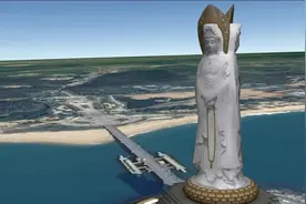 三亚南山海上观音手持的三个法器是什么？