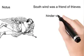 学英语 希腊神话 南风之神 Notus