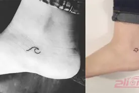 女生脚踝纹什么图案好？超美的女生脚踝纹身图案图片