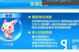 搞趣网：天天酷跑小小兔怎么搭配 小小兔高分搭配推荐图片