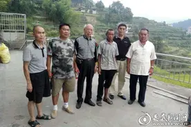 一批特殊客人来田坪镇看望老战友图片