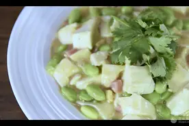 蛋黄豆腐，咸蛋黄这么美的食物，加点豆腐你懂吗？图片