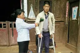 大山里的孩子为父治病筹款，需要您的爱心接力！图片