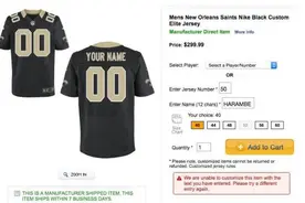 NFL暂停销售定制名字为Harambe的球衣图片