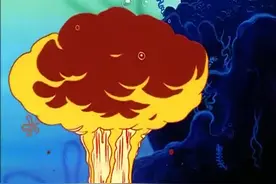 海绵宝宝，章鱼哥出车祸，我的脚太多了，总是缠在一起！