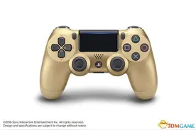 GameStop独占黄金PS4 Dualshock4手柄 颜色够炫酷图片
