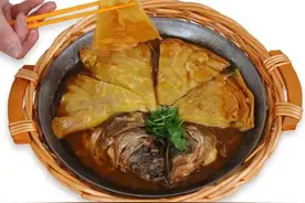 一锅出的泡饼菜 鱼头泡饼、老肉干菜泡饼图片