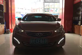 现代朗动升级GTR LED双光透镜 瞬间高大上！图片