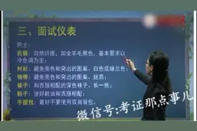 教师面试中男士着装要求 原来有这些讲究！视频封面