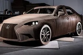 工程师用纸板打造出雷克萨斯豪车，不仅好看还能开图片