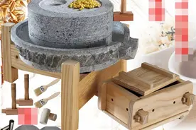 早古年代的石磨磨出来的豆浆，和现在的豆浆相比，谁更美味营养图片