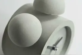 自己动手用混凝土制作创意闹钟图片