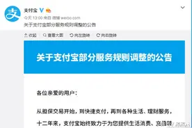 支付宝转出将收手续费，至少收0.1元图片