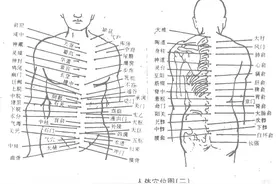 道家按摩手法介绍:按摩常用部位及分部穴位图片