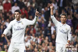 欧冠-C罗任意球破门莫拉塔绝杀 皇马主场2-1逆转图片