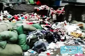 「骇人」流沙这个地方垃圾如山，一日两清仍是恶臭图片