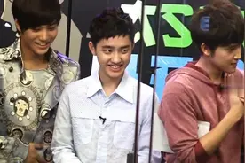 早期EXO成员上台做游戏 都暻秀真是开心果