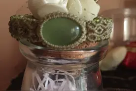 可爱小圈圈菱形手链 diy手工部落图片