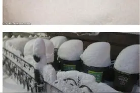 百年难遇特大暴风雪美国人是如何娱乐的？图片