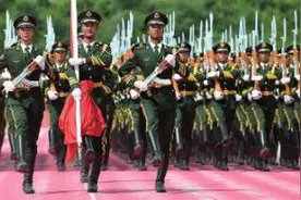 9 · 3阅兵式武警升旗仪式护卫方队有咱们陕西人图片