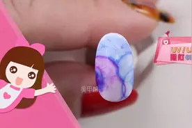 贵族梦花款美甲教程图片
