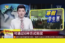 寒假学生火车票进入购票高峰：可通过6种方式购买视频封面