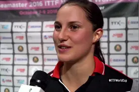 2016 国际乒联乒乓球女子世界杯采访Sabine Wint