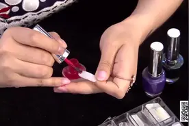 美甲网络课程 指甲油涂抹方法