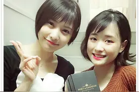 大原樱子与佐野雏子合影 网友大赞“短发好可爱”图片