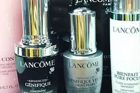 第一次化妆品海淘：兰蔻小黑瓶+大眼精华+粉水图片