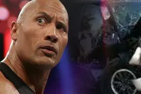 WWE巨星米兹摧毁巨石强森卡车图片