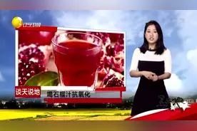 谈天说地 喝石榴汁抗氧化