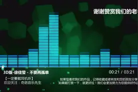奇葩音乐-你没听过的3D版之徐佳莹《不要再孤单》应粉丝制作视频封面