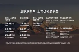 降价4.2万元 新款比亚迪唐DM-p都减少了哪些配置？图片