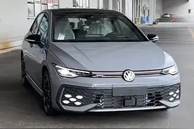 新车 | 新配色/悬浮大屏，曝新款大众高尔夫GTI实车，现款22.98万元图片