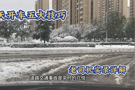雪天开车没经验，同叔教你五大技巧，看完经验值拉满视频封面